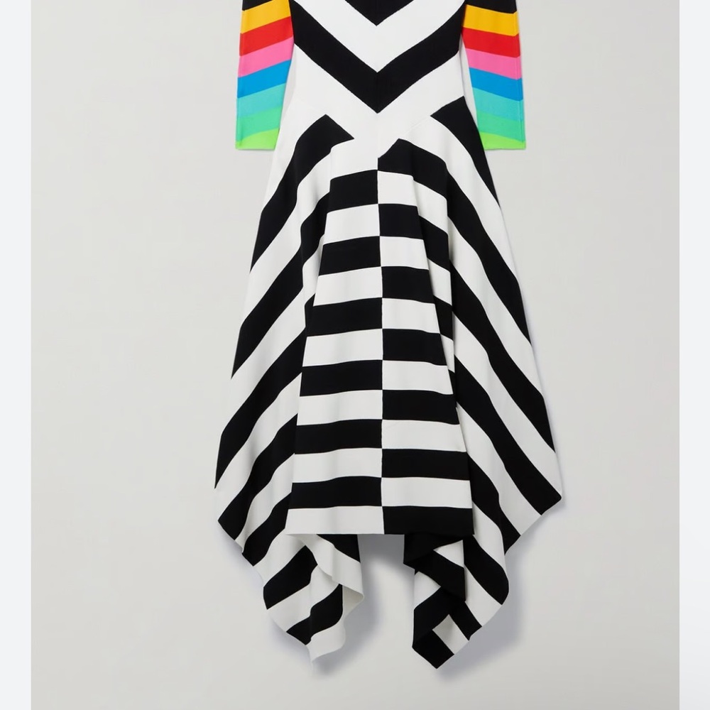 Christopher John Rogers Striped Dress
